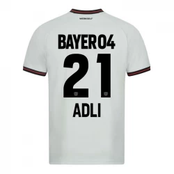 Bayer 04 Leverkusen Fußballtrikots 2023-24 Adli #21 Auswärtstrikot Herren