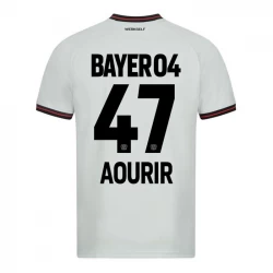 Bayer 04 Leverkusen Fußballtrikots 2023-24 Aourir #47 Auswärtstrikot Herren