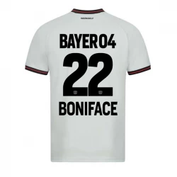 Bayer 04 Leverkusen Fußballtrikots 2023-24 Boniface #22 Auswärtstrikot Herren