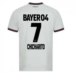 Bayer 04 Leverkusen Fußballtrikots 2023-24 Chicharito #7 Auswärtstrikot Herren