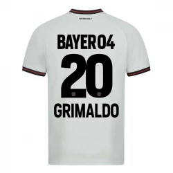 Bayer 04 Leverkusen Fußballtrikots 2023-24 Grimaldo #20 Auswärtstrikot Herren