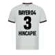 Bayer 04 Leverkusen Fußballtrikots 2023-24 Hincapie #3 Auswärtstrikot Herren