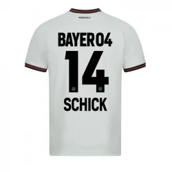 Bayer 04 Leverkusen Fußballtrikots 2023-24 Schick #14 Auswärtstrikot Herren