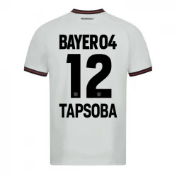 Bayer 04 Leverkusen Fußballtrikots 2023-24 Tapsoba #12 Auswärtstrikot Herren