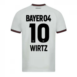 Bayer 04 Leverkusen Fußballtrikots 2023-24 Wirtz #10 Auswärtstrikot Herren