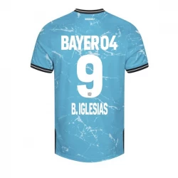 Bayer 04 Leverkusen Fußballtrikots B. Iglesias #9 2023-24 Ausweichtrikot Herren