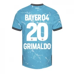 Bayer 04 Leverkusen Fußballtrikots Grimaldo #20 2023-24 Ausweichtrikot Herren