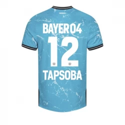 Bayer 04 Leverkusen Fußballtrikots Tapsoba #12 2023-24 Ausweichtrikot Herren