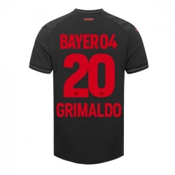 Bayer 04 Leverkusen Grimaldo #20 Fußballtrikots 2023-24 Heimtrikot Herren