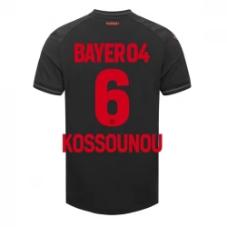 Bayer 04 Leverkusen Kossounou #6 Fußballtrikots 2023-24 Heimtrikot Herren
