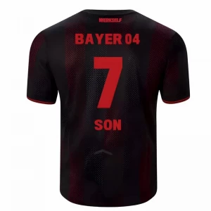 Bayer 04 Leverkusen Son Heung-min #7 Fußballtrikot 2025-26 Heimtrikot Herren