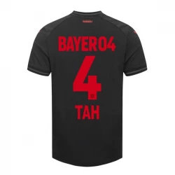 Bayer 04 Leverkusen Tah #4 Fußballtrikots 2023-24 Heimtrikot Herren