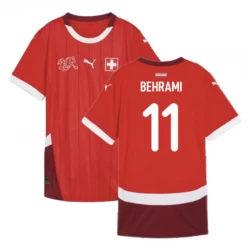 Behrami #11 Schweiz Fußballtrikot EM 2024 Heimtrikot Herren