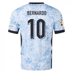 Bernardo Silva #10 Portugal Fußballtrikots EM 2024 Auswärtstrikot Herren