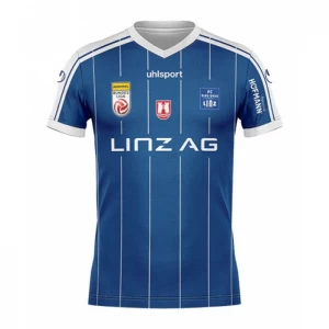 Blau-Weiß Linz Fußballtrikot 2023-24 Heimtrikot Herren