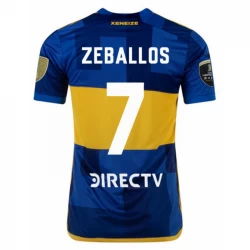Boca Juniors ZEBALLOS #7 Fußballtrikots 2023-24 Heimtrikot Herren