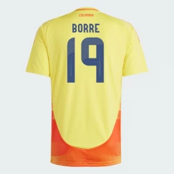 Borre #19 Kolumbien Fußballtrikot Copa America 2024 Heimtrikot Herren