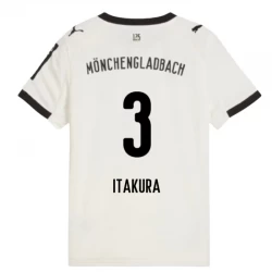 Borussia Mönchengladbach Itakura #3 Fußballtrikot 2025-26 Heimtrikot Herren