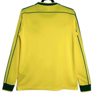 Brasilien Retro Trikot 1998 Heim Herren Langarm