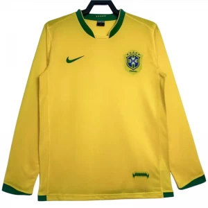 Brasilien Retro Trikot 2006 Heim Herren Langarm