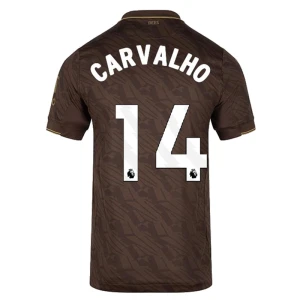 Brentford FC Fußballtrikot 2025-26 Carvalho #14 Auswärtstrikot Herren