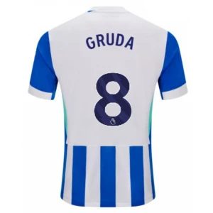 Brighton Hove Albion Gruda #8 Fußballtrikot 2025-26 Heimtrikot Herren