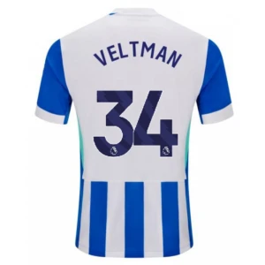 Brighton Hove Albion Veltman #34 Fußballtrikot 2025-26 Heimtrikot Herren
