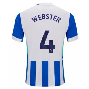 Brighton Hove Albion Webster #4 Fußballtrikot 2025-26 Heimtrikot Herren
