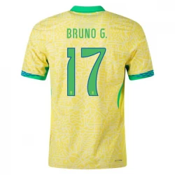 Bruno G. #17 Brasilien Fußballtrikots Copa America 2024 Heimtrikot Herren