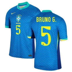 Bruno G. #5 Brasilien Fußballtrikots Copa America 2024 Auswärtstrikot Herren