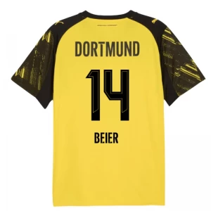 BVB Borussia Dortmund Beier #14 Fußballtrikot 2025-26 Heimtrikot Herren