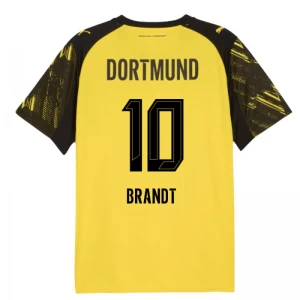 BVB Borussia Dortmund Brandt #10 Fußballtrikot 2025-26 Heimtrikot Herren
