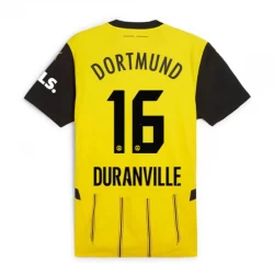 BVB Borussia Dortmund Duranville #16 Fußballtrikot 2024-25 Heimtrikot Herren
