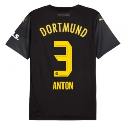 BVB Borussia Dortmund Fußballtrikot 2024-25 Anton #3 Auswärtstrikot Herren