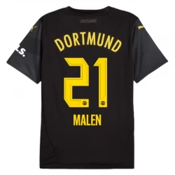 BVB Borussia Dortmund Fußballtrikot 2024-25 Donyell Malen #21 Auswärtstrikot Herren