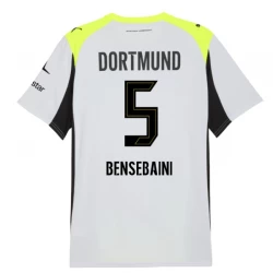 BVB Borussia Dortmund Fußballtrikot 2025-26 Bensebaini #5 Auswärtstrikot Herren