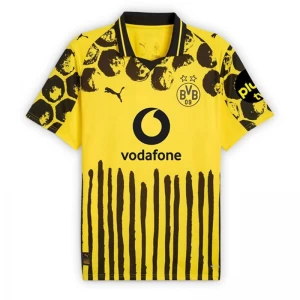 BVB Borussia Dortmund Fußballtrikot 2025-26 CWC Vodafone Heimtrikot Herren