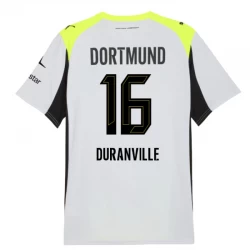 BVB Borussia Dortmund Fußballtrikot 2025-26 Duranville #16 Auswärtstrikot Herren