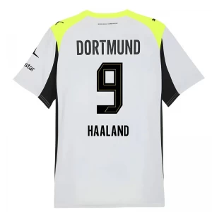 BVB Borussia Dortmund Fußballtrikot 2025-26 Erling Haaland #9 Auswärtstrikot Herren