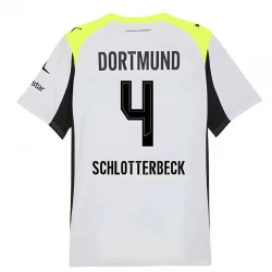 BVB Borussia Dortmund Fußballtrikot 2025-26 Schlotterbeck #4 Auswärtstrikot Herren