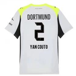 BVB Borussia Dortmund Fußballtrikot 2025-26 Yan Couto #2 Auswärtstrikot Herren