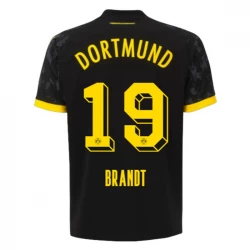 BVB Borussia Dortmund Fußballtrikots 2023-24 Brandt #19 Auswärtstrikot Herren