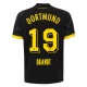 BVB Borussia Dortmund Fußballtrikots 2023-24 Brandt #19 Auswärtstrikot Herren