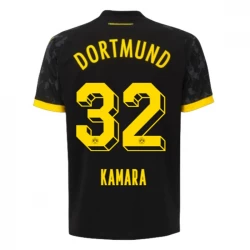 BVB Borussia Dortmund Fußballtrikots 2023-24 Kamara #32 Auswärtstrikot Herren