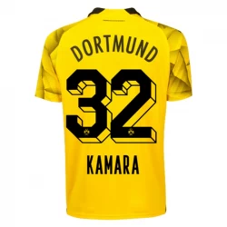 BVB Borussia Dortmund Fußballtrikots Kamara #32 2023-24 Ausweichtrikot Herren