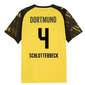 BVB Borussia Dortmund Schlotterbeck #4 Fußballtrikot 2025-26 Heimtrikot Herren