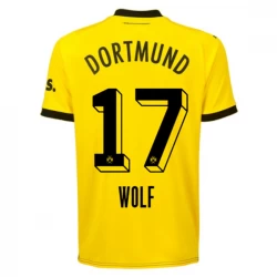 BVB Borussia Dortmund Wolf #17 Fußballtrikots 2023-24 Heimtrikot Herren