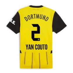 BVB Borussia Dortmund Yan Couto #2 Fußballtrikot 2024-25 Heimtrikot Herren