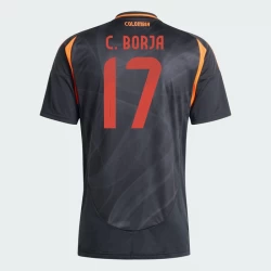 C. Borja #17 Kolumbien Fußballtrikots Copa America 2024 Auswärtstrikot Herren