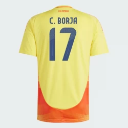 C. Borja #17 Kolumbien Fußballtrikots Copa America 2024 Heimtrikot Herren